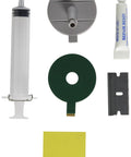 DIY Windshield Repair Kit For Fixing Cracks Fast, Stops Crack Spread, includes syringe, suction cup, resin tube, and blade