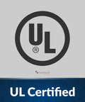 UL Certification logo for 24V 40VA Doorbell Transformer Power Supply For Ring Video Doorbell Pro And Nest, Smart Home Ready