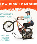 Manual Bike Trainer For BMX And MTB Riders Kids And Adults Ultimate Practice Tool To Master The Manual Balance Point Build Muscle Memory Improve Control And Confidence With Safe Low Risk Learning in use with mountain bike.