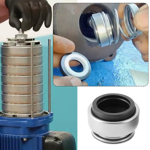 Heavy Duty Mechanical Seal For Water Pumps With 12 Mm Shaft 24x15x12 Mm Replacement Seal Kit installed on pump housing