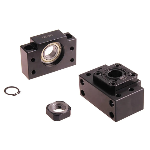 Heavy Duty BK10 BF10 SFU1204 Ball Screw End Supports Kit For CNC Router Parts RM1204 1204 ball screw support blocks