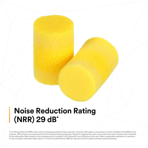Classic Foam Ear Plugs for Noise Reduction, Uncorded Roll-Down, Regular Size, Slow-Recovery Comfort Fit, NRR 29 dB