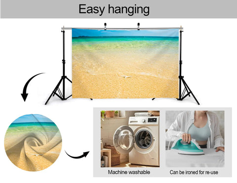 Turn Up The Vibes With This 4x4ft Multicolor Fabric Backdrop Packing A Realistic Cardstock Look For Dope Photo Shoots And Hype Booth Displays Built From Buttery Soft Fade Resistant Polyester That Never Lets You Down, showcasing easy hanging setup.