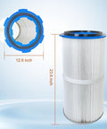 Pro Grade Cartridge Filters For Powder Coating And Dust Collection, High Efficiency Replacement Filter dimensions shown