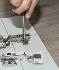 Installing Concealed Stainless Steel Cabinet Hinges For Kitchen Cabinets Full Overlay Soft Close Easy Installation Go To Hardware