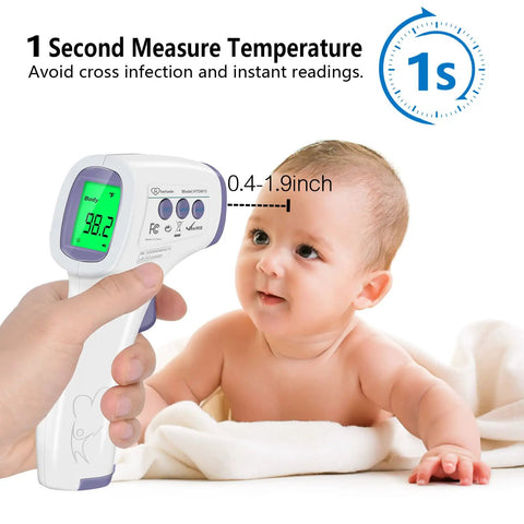 No Touch Infrared Thermometer For Adults And Kids With Fever Alert 2 In 1 Body Surface Mode No Touch Forehead And Surface Readings Instant Accurate Temperature For Baby And Family, baby use
