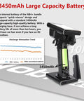 Noble NB4 Plus 2.4GHz 8CH Radio Transmitter with FGr4S V2 Receiver featuring 3450mAh battery and discharge chart