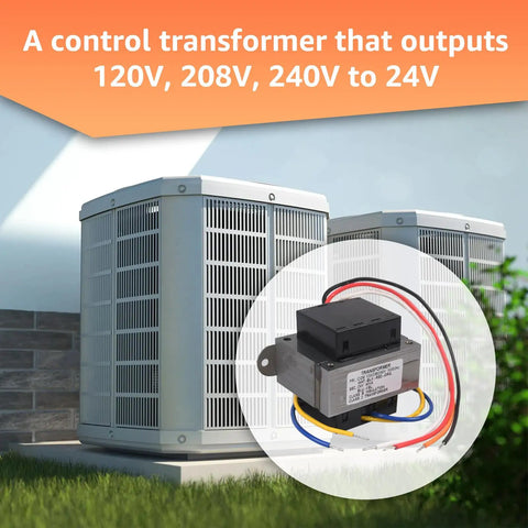 24V Transformer Replacement For Motors Armatures 50354 Converting 120V 208V And 240V To 24V 40VA Closed Shell Design