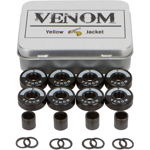 Titanium Coated Skateboard Bearings With Ceramic Balls For High Speed Longboards And Inline Skates, washers, spacers, tin box