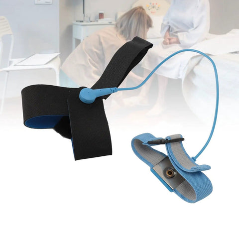ESD Heel Grounder Straps Set One Size Fits All Adjustable Shoes Straps With Buckle For Grounding Electronics Anti Static