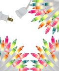 Pastel Multicolor 150 Count 33 Feet Green Wire Mini Fairy Lights 120V UL Certified Connectable Incandescent Christmas Tree