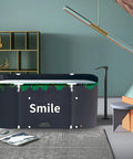 Portable Folding Japanese Soaking Tub For Adults With Cover in modern living room setting, large green tub design