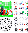 452 Piece Chemistry Molecular Model Kit With C60 For Hands On Learning Atoms, Bonds And Structures - Educational Science Set