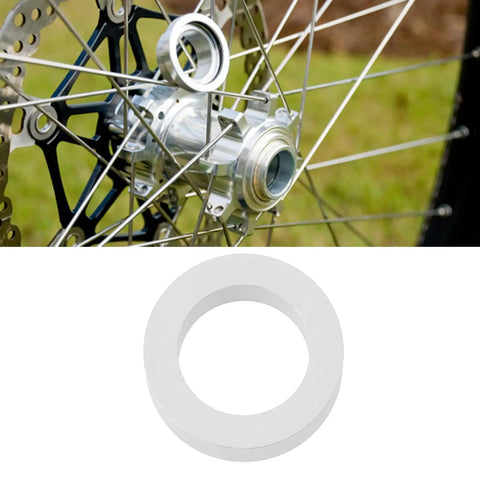 10 Pcs Bicycle Frame Wheel Hub Spacer Gasket Set Aluminum Alloy 15x10x5mm For 10mm Axle Diameter Dope Upgrade