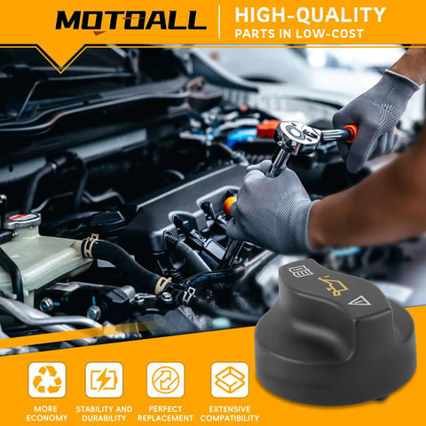 Engine Oil Filler Cap Replacement For Mercedes Benz A Class B Class CLA Class C Class E Class GLK Class Black OE A0000101685, mechanic working on engine