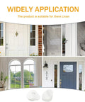 Top Shelf Fifty Pack Entry Door Plugs For Screw Holes In Crisp White Plastic With An Easy Texture Surface designed for various door frames.
