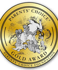 Parents' Choice Gold Award badge displayed for Chemistry Kit For Home Lab With 125 Experiments, 80 Page Lab Manual, Pro Grade Instruments And Safe Chemicals, Award Winning Science Kit For Curious Students And Parents.