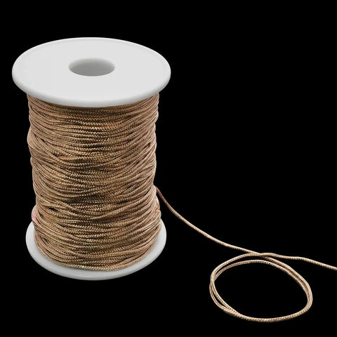 Top Tier Brown Braided Venetian Blind Lift Cord Extra Strong Durable Nylon Sunshade Rope on spool for DIY window shade repair.