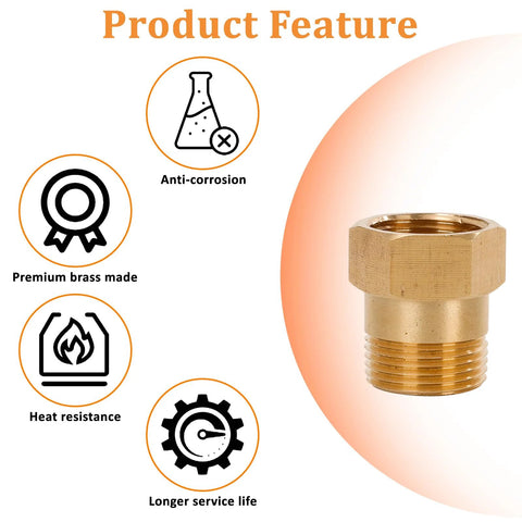 Brass check valve with 3/4-in female to 3/4-in male threaded ends for backflow prevention