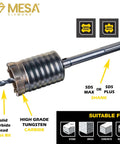 1 3/4 in SDS Plus carbide-tipped rotary hammer core bit by MESA DIAMOND with solid carbide head