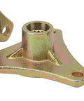 Rock Solid 17T Spline Wheel Hub Featuring Hella Durable Steel Alloy Construction For Slick Rear Axle Bearing Replacement With 3 Stud 18 Mm Size For Atv Quad Bike And Go Kart Models close-up of the durable steel alloy hub with threaded center