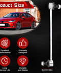 2 Pack Front Stabilizer Sway Bar Links For 2003 To 2019 Corolla, 2003 To 2014 Matrix, 2001 To 2009 Prius, 2005 To 2010 Scion TC shown with car