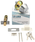 Heavy Duty Designer Commercial Deadbolt Single Cylinder Lock in Satin Chrome 26D Non Handed Grade 2 Industrial UL 3 Hour Fire Rated ADA Compliant For Wood Or Metal Doors components