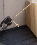 Cam Jam Rope Tightener Set For Tents, Easy Rope Length Adjustment And Tension securing a cord inside a vehicle