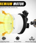 Heavy Duty Cabin Blower Motor For Toyota Rav4 2006 To 2018 And Corolla 2009 To 2013 Manual Climate Control showing design features.