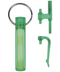 Ni Glo 2-Inch UV Rechargeable Glow Keychain for Camping Scuba Diving Night Fishing Hiking Emergency Kits and Everyday Carry