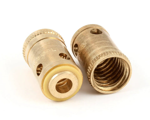 Replacement Parts Kit For Eternal Spindle Assemblies Brass Antique Brass 2 Count Pack for hot and cold faucet repairs