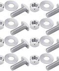 Eight Sets Of 5 16 18 T Bolts Nuts And Washers For Boat Rails With Anti Rust Coating Durable Carbon Steel Marine Hardware For G3 Polarkraft Ambush Mirrocraft And More in a grid layout