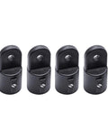 Four Seven Eighths Inch Eye End Bimini Cap Black Nylon Eye End For Seven Eighths Round Tube Marine Top Fittings Pack Of Four