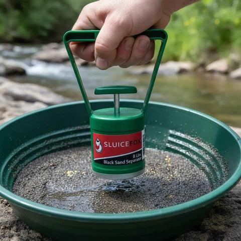 Handheld Prospecting Magnet For Gold Panning And Black Sand Cleanup With Magnetic Pickup Tool And 8 Lb 16 Lb 35 Lb 50 Lb Or 75 Lb Pull Strengths For Fast Pay Dirt Separation For Quick Clean Gold Recovery