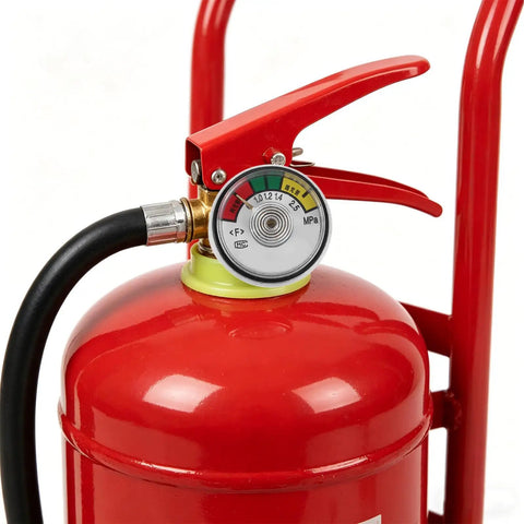 10 Pack Must Have Fire Extinguisher Pressure Gauge Dial Replacements For Water Extinguishers, Easy Read 1-35kg Gauge on red extinguisher