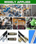 Solid Built Lightweight Manual Hydraulic Hose Crimping Tool Equipped With Seven Swappable Dies For Easy Peasy And Reliable High Pressure Tubing Field Projects in various industrial applications.