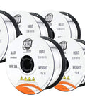 ER4043 MIG Aluminum Welding Wire 0.035 Inch, 1 Lb Spool, AlSi5 Alloy For Smooth Welds, 6 Spools Bundle, front view