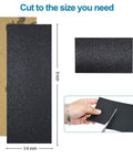 All In One Sandpaper Kit With 36 Wet Or Dry Grit Sheets From 120 To 3000 showing sheet dimensions and cutting