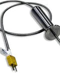 Fast Readouts Type K Thermocouple Needle Probe For Frozen Food From Minus Forty To Four Hundred Degrees Fahrenheit, 3 Inch Needle