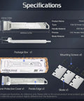 Specifications of Panda Edge All Metal 3D Printer Scraper Kit With 3 SK5 Steel Blades Comfortable Grip Handle CNC Machined 6061 Aluminum Alloy
