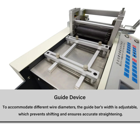 Guide device of Heavy Duty Steel Wire Straightening And Cutting Machine Automatic Metal Processing Plug And Play 600W 120 Pieces Per Minute 220V.