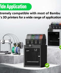 Wide application of 4Pcs Steel Tool Head Cutter Scraper Blades Replacement For X1 P1 A1 Series 3D printers shown in various models