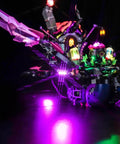 Lit LED Light Kit For 71478 Airships Model Luminaire Only Not Included Classic Edition with vibrant colorful glow at night