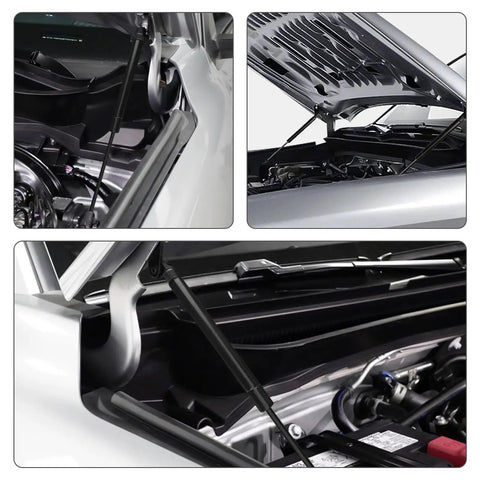 Close-up of Toyota Hood Struts For Tacoma 2024 2025 2026 And 4Runner 2025 2026 No Drill Hood Lift Support installed