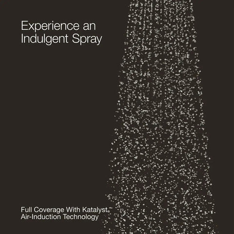 8 Inch Round Rain Showerhead With 2.5 Gpm Drenching Spray, vibrant water pattern with Katalyst Spray Technology