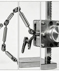 Stop Motion Armature Stand With Flexible Multi Joint Arm Height Adjustable Metal Bracket For Smooth Shots And Precise Angles Vertical Rack Design To Dial In Any Studio Setup Easily, metal armature stand with height-adjustable rack