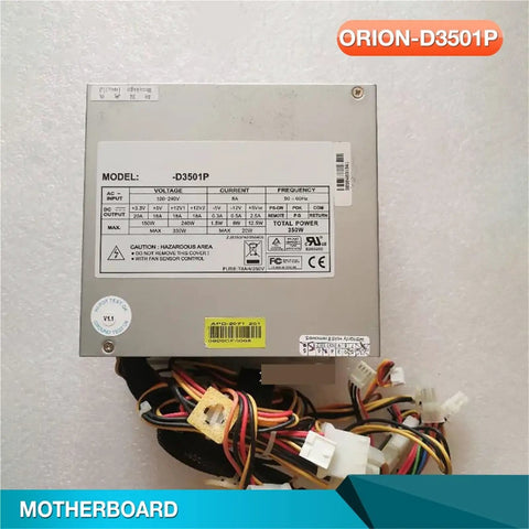 Heavy Duty Industrial Control Equipment Power Supply 350W D3501P with multiple connector cables for factory automation.