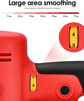 Heavy Duty 1880W Handheld Drywall Sander With Six Speed Controls showing speed selection dial and ergonomic grip design for wall sanding.