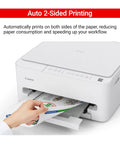 Wireless Color Inkjet Printer With Duplex Printing And Copy And Scan, Compact Work From Home Printer for documents and photos