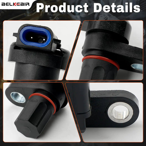 Heavy Duty Rear Center Abs Wheel Speed Sensor Straight Swap For Ford F150 F250 E150 E250 E350 Econoline Club Wagon Bronco close-up of connector and detail